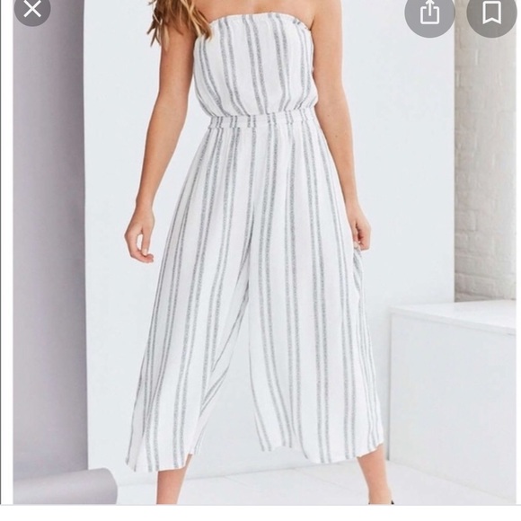 Urban Outfitters Other - Strapless striped jumpsuit